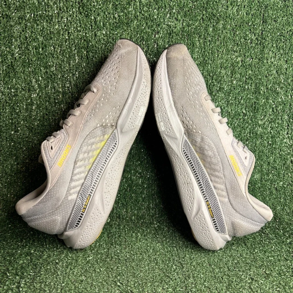 Brooks Adrenaline GTS 24 Support Cushioned Athletic Running Shoes Grey Mens 10.5